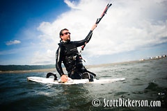 Kitesurfing in Homer Alaska - Trace Carlos.