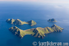 Aerial photo of the Barren Islands