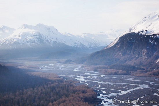 aerial of the wosnesenski river