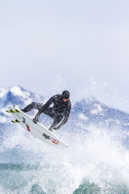 Ian Walsh surfing Alaska