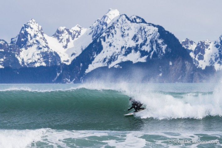 Ian Walsh surfing Alaska