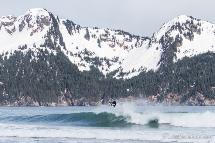 Ian Walsh surfing Alaska