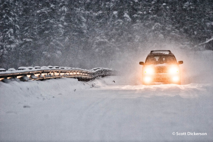 Alaska winter driving