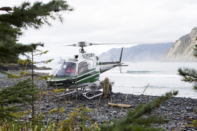 heli-surfing Alaska