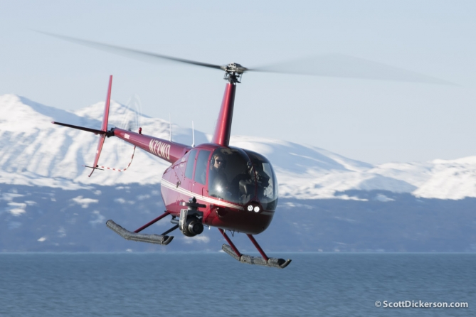 ZatzWorks Cineflex with nose mount on R44