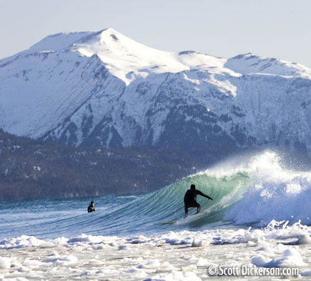 Scott Dickerson - Surfing Alaska in winter